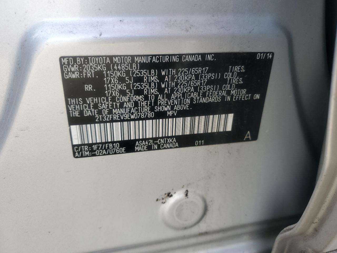2014 Toyota RAV 4 - Image 13