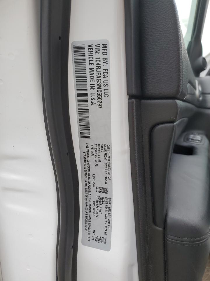 2021 Jeep Grand Cherokee Laredo VIN: 1C4RJFAG3MC550297 Lot: 48041575