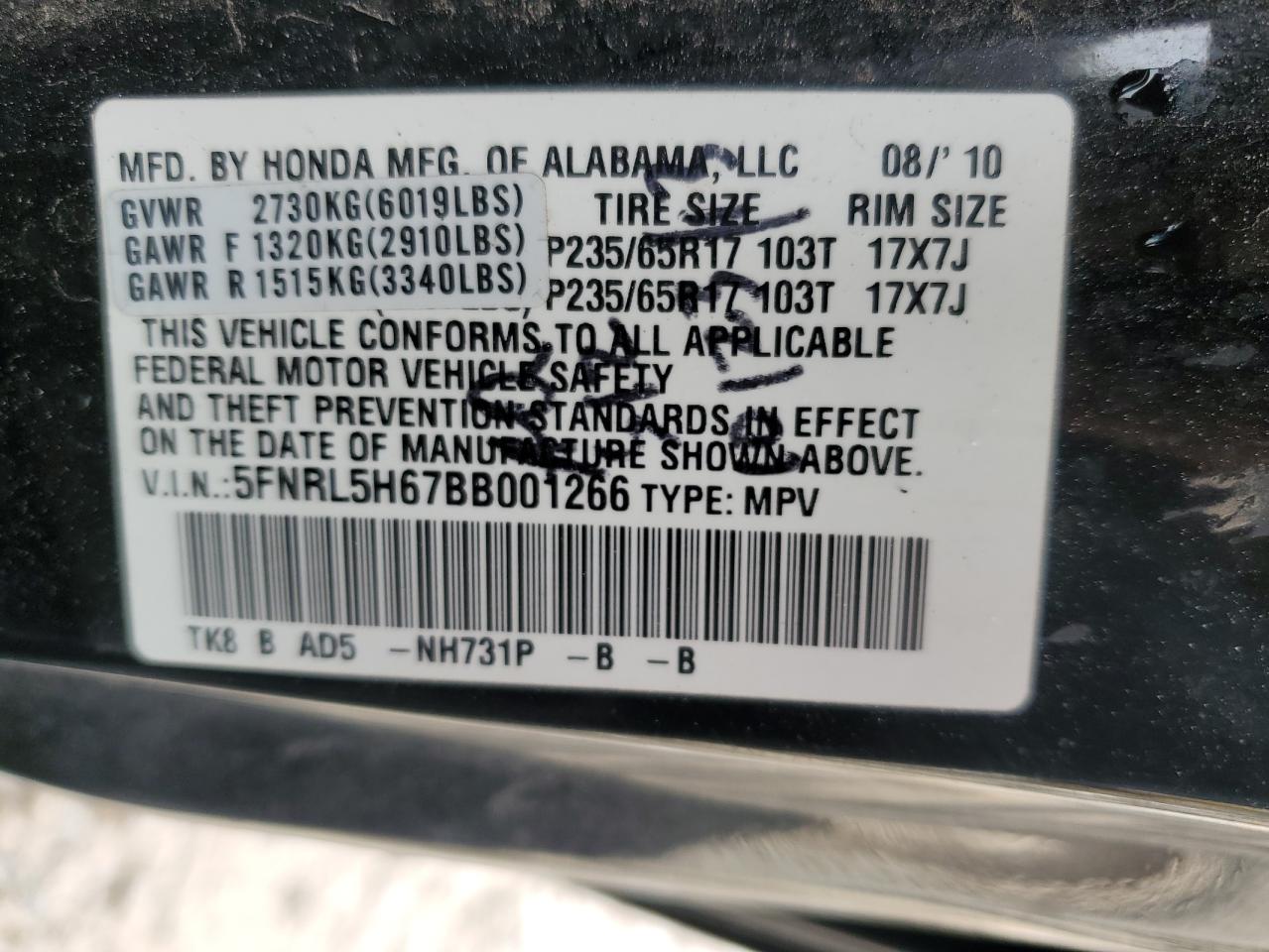 2011 Honda Odyssey - Image 13