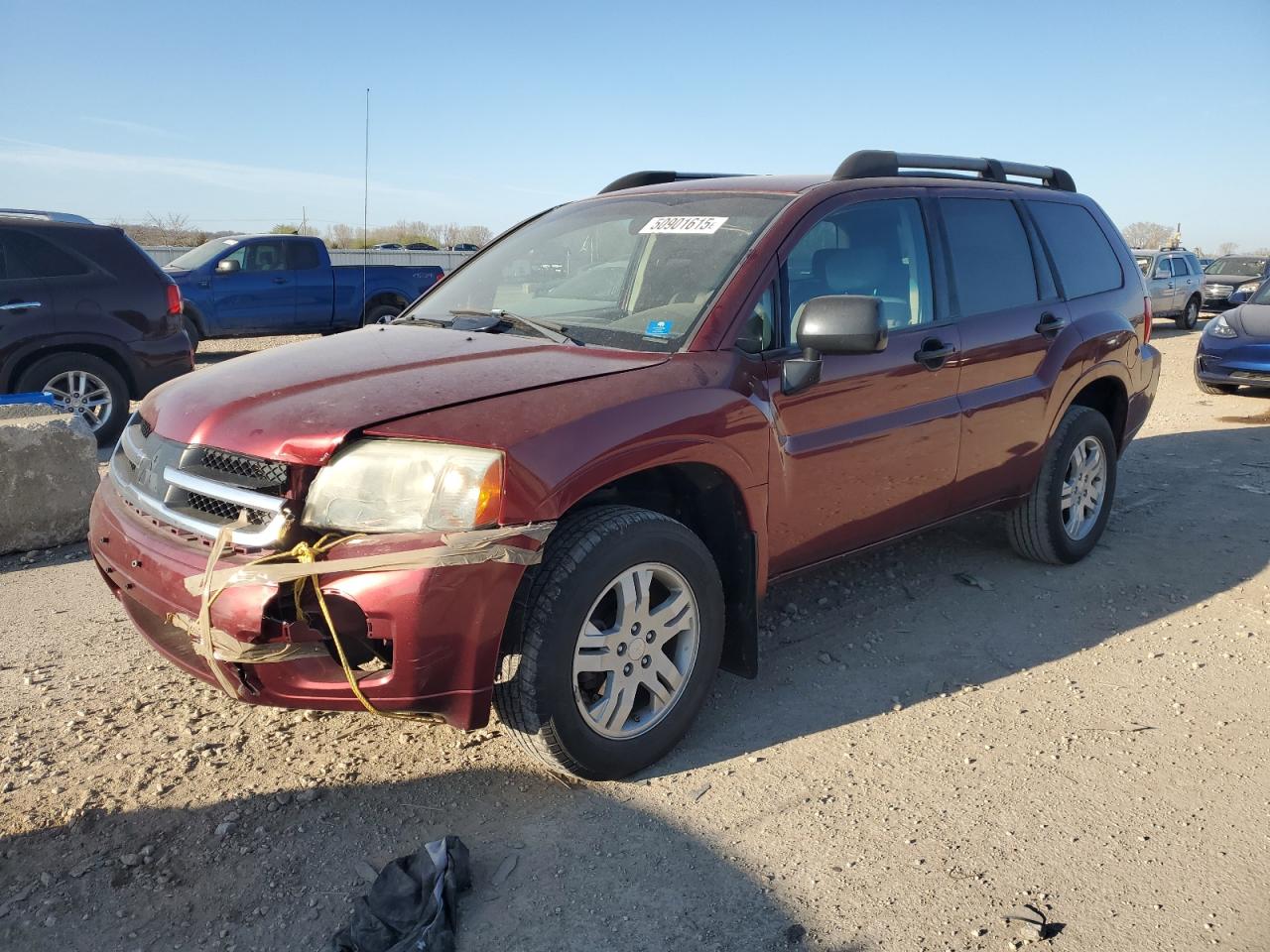 2007 Mitsubishi Endeavor Ls продається в Kansas City, KS - Front End