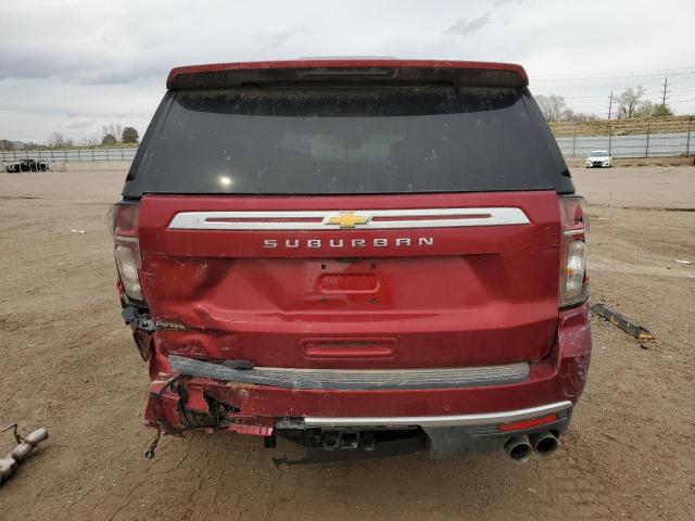  CHEVROLET SUBURBAN 2024 Красный