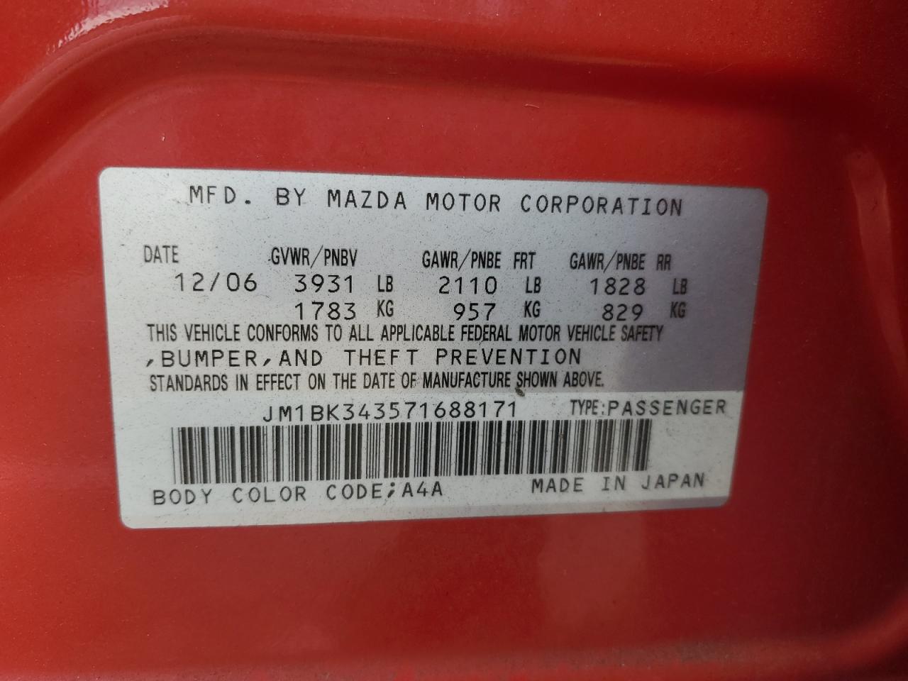 2007 Mazda 3 - Image 14