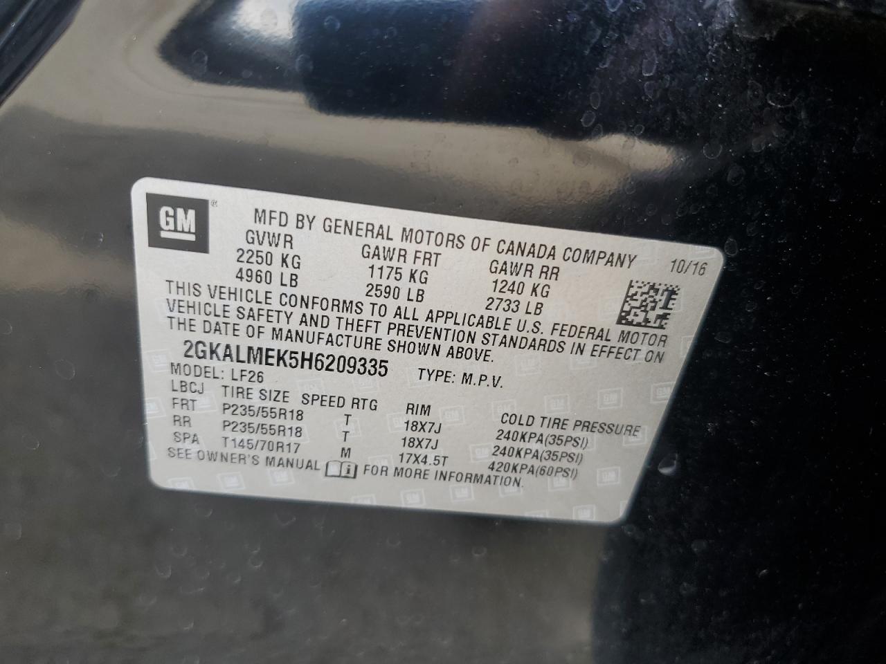 2017 GMC Terrain - Image 13