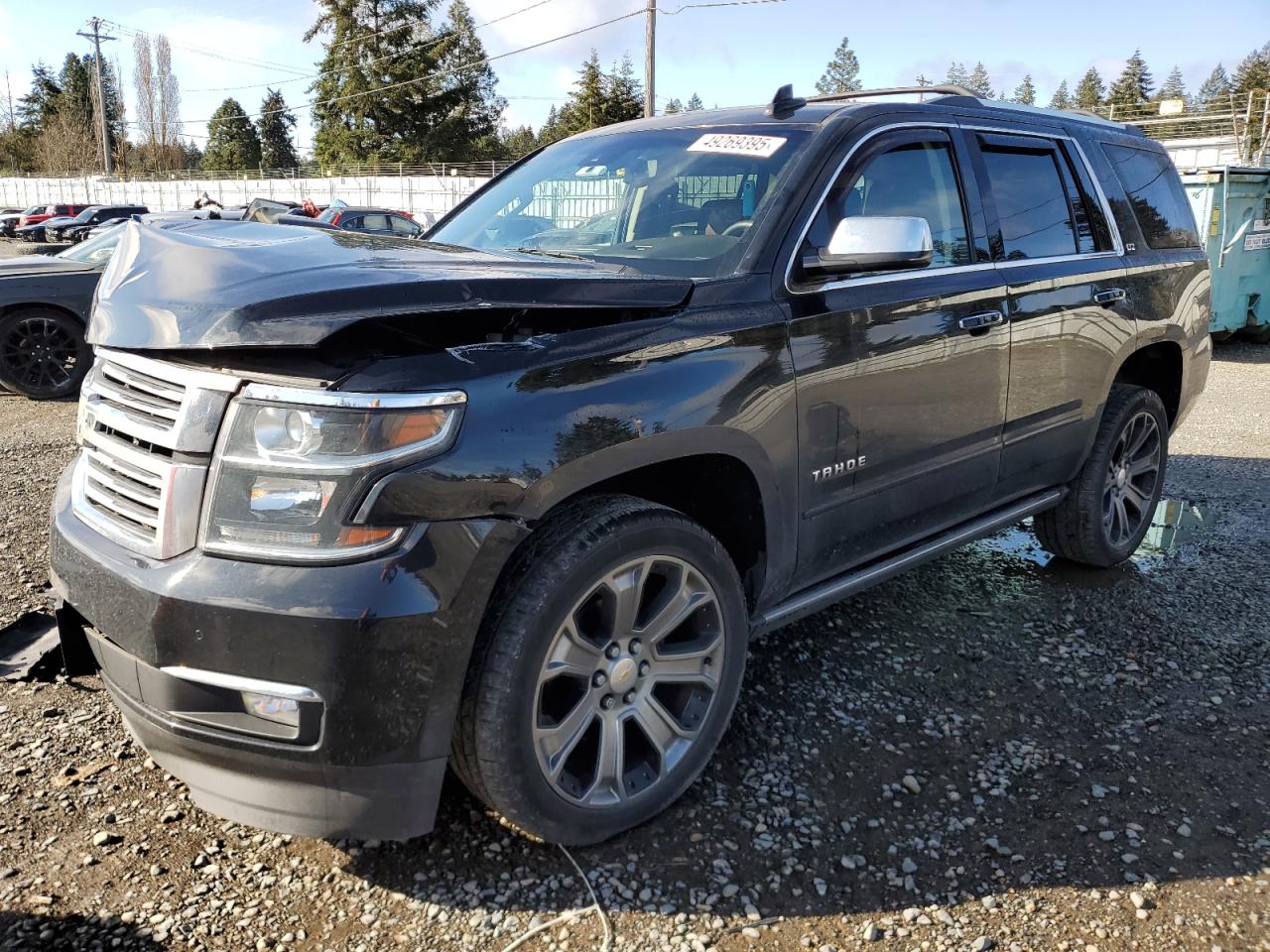 2015 Chevrolet Tahoe K1500 Ltz de vânzare în Graham, WA - Front End