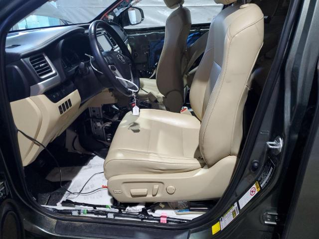  TOYOTA HIGHLANDER 2019 Зеленый