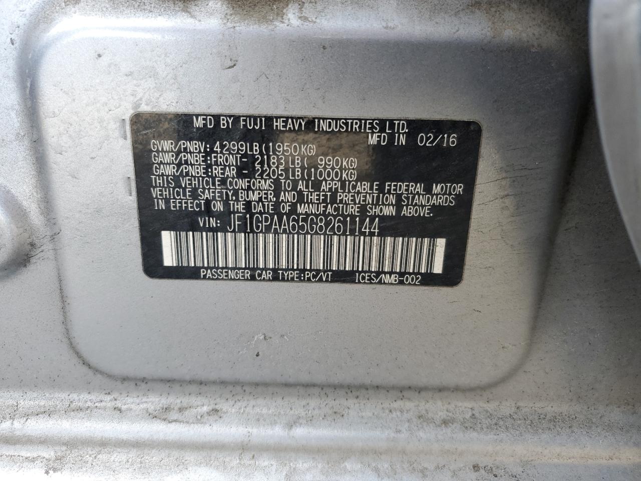 2016 Subaru Impreza - Image 13