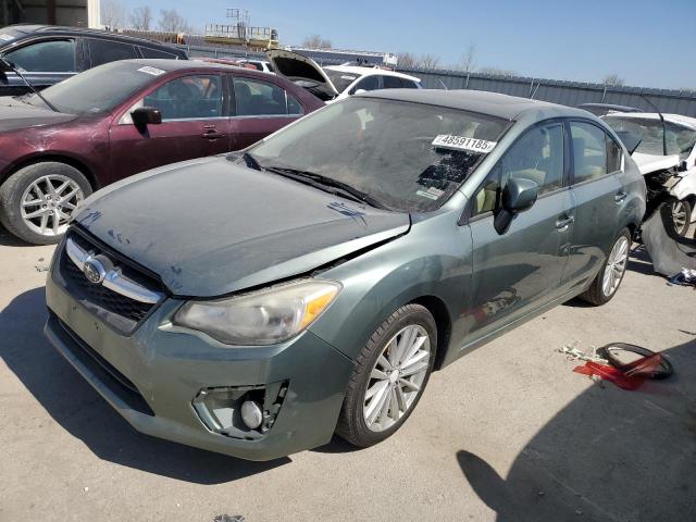 Sedans SUBARU IMPREZA 2014 Zielony