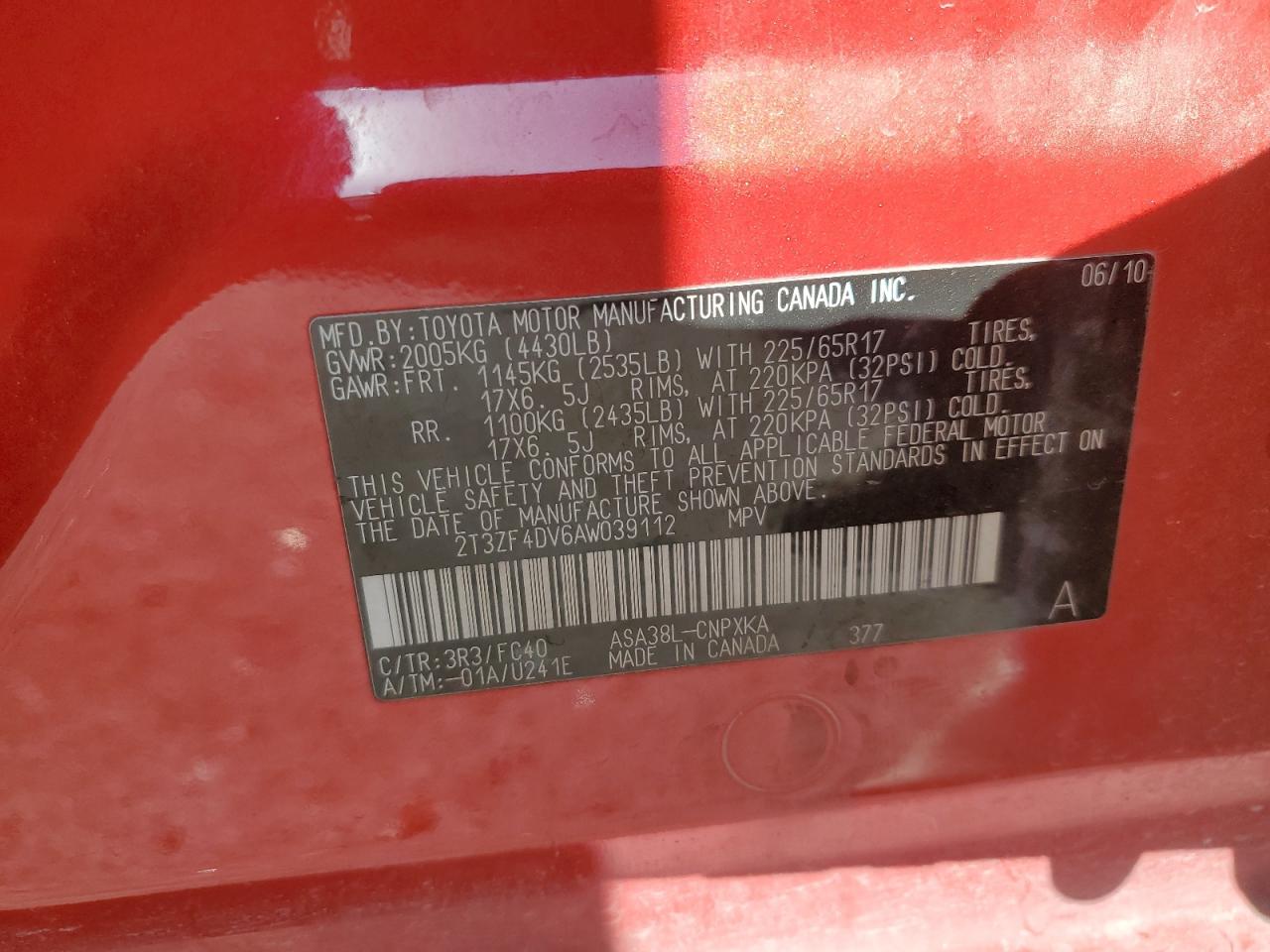 2010 Toyota RAV 4 - Image 14