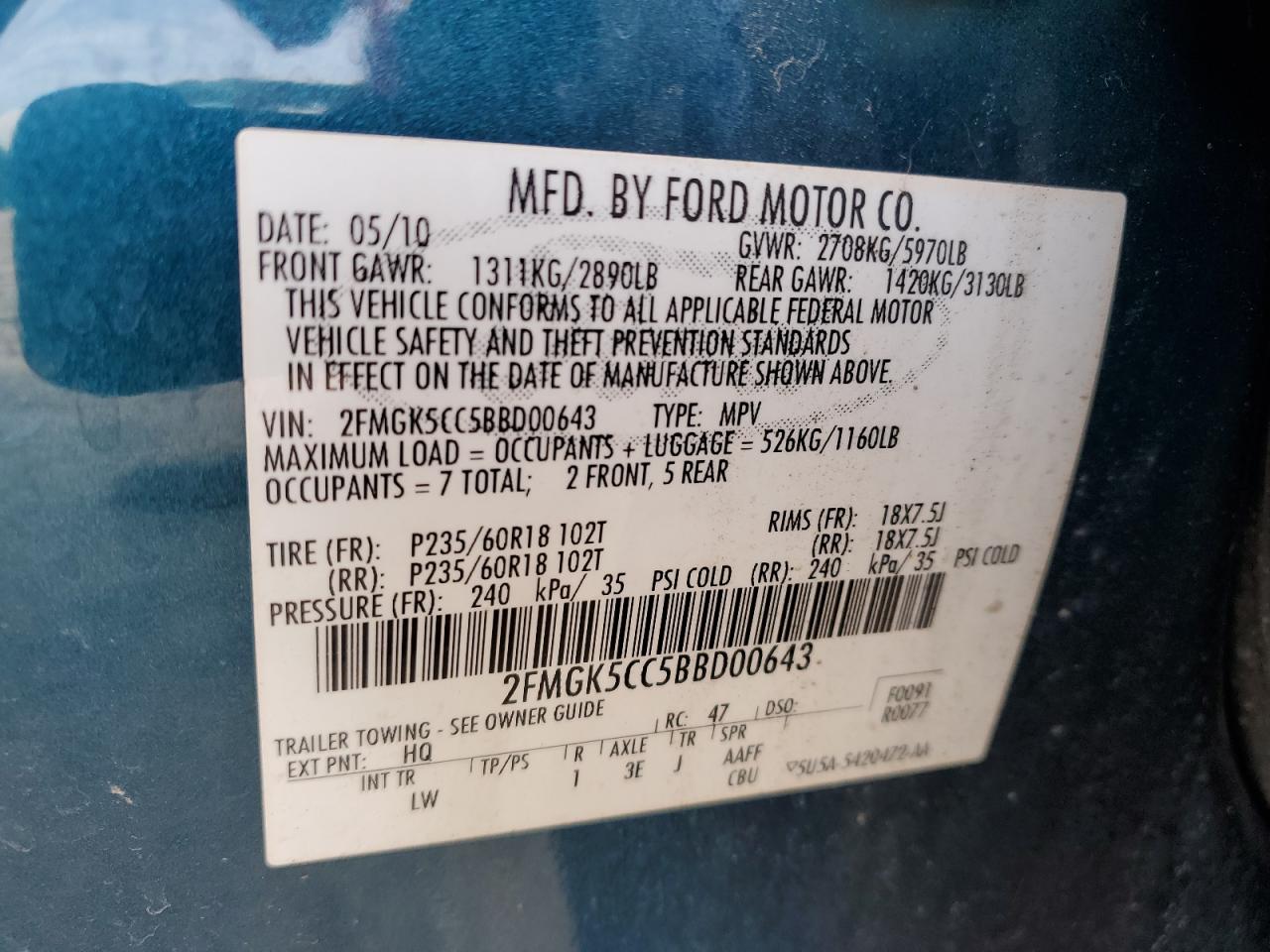 2011 Ford Flex - Image 14