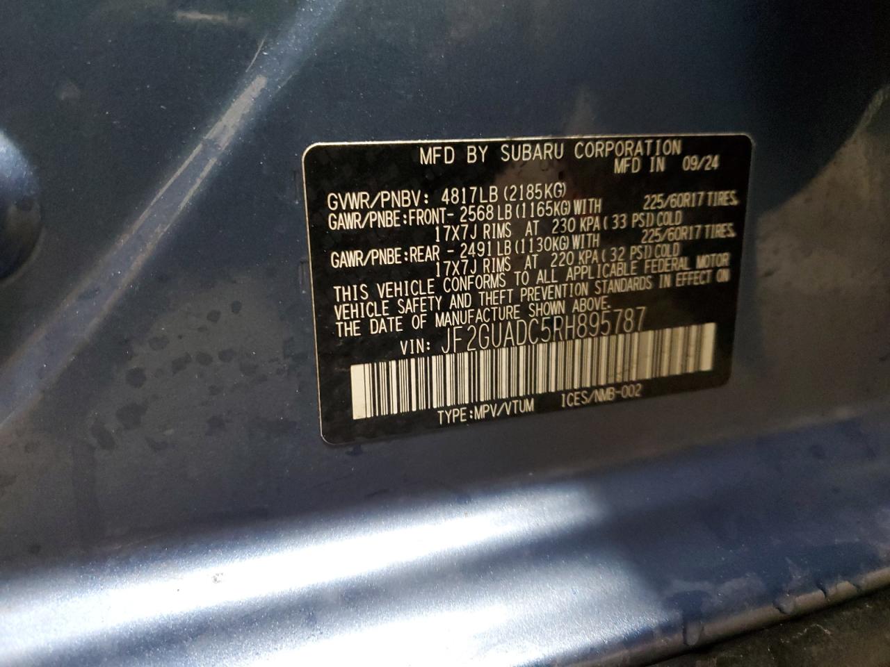 2024 Subaru XV - Image 14