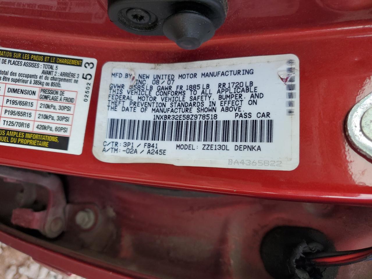 2008 Toyota Corolla - Image 12