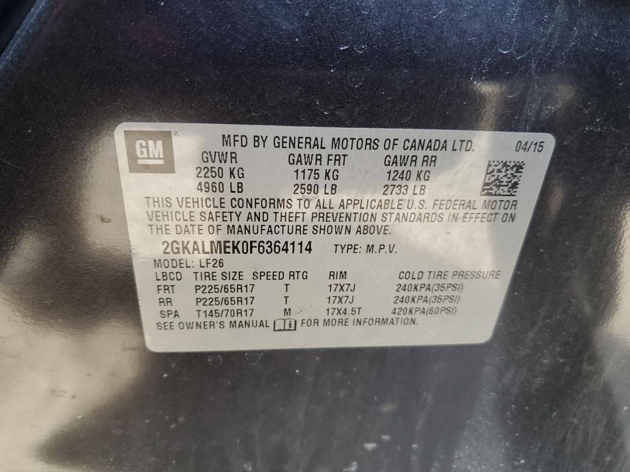 2015 GMC Terrain - Image 13