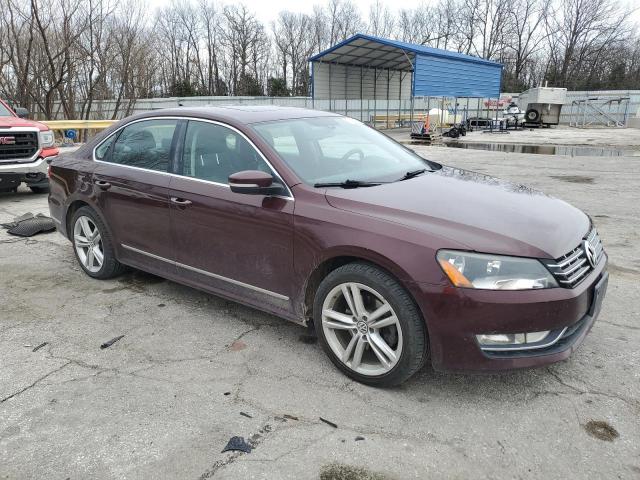 Sedans VOLKSWAGEN PASSAT 2014 Burgundy