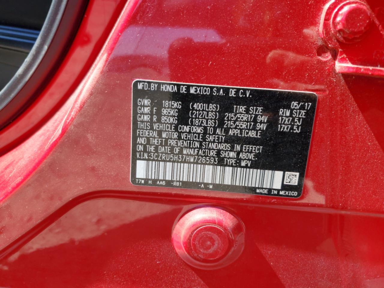 2017 Honda HR-V - Image 14