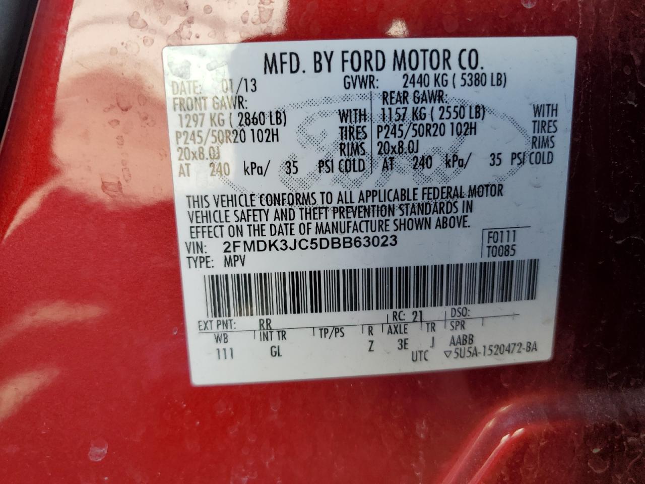 2013 Ford Edge - Image 14