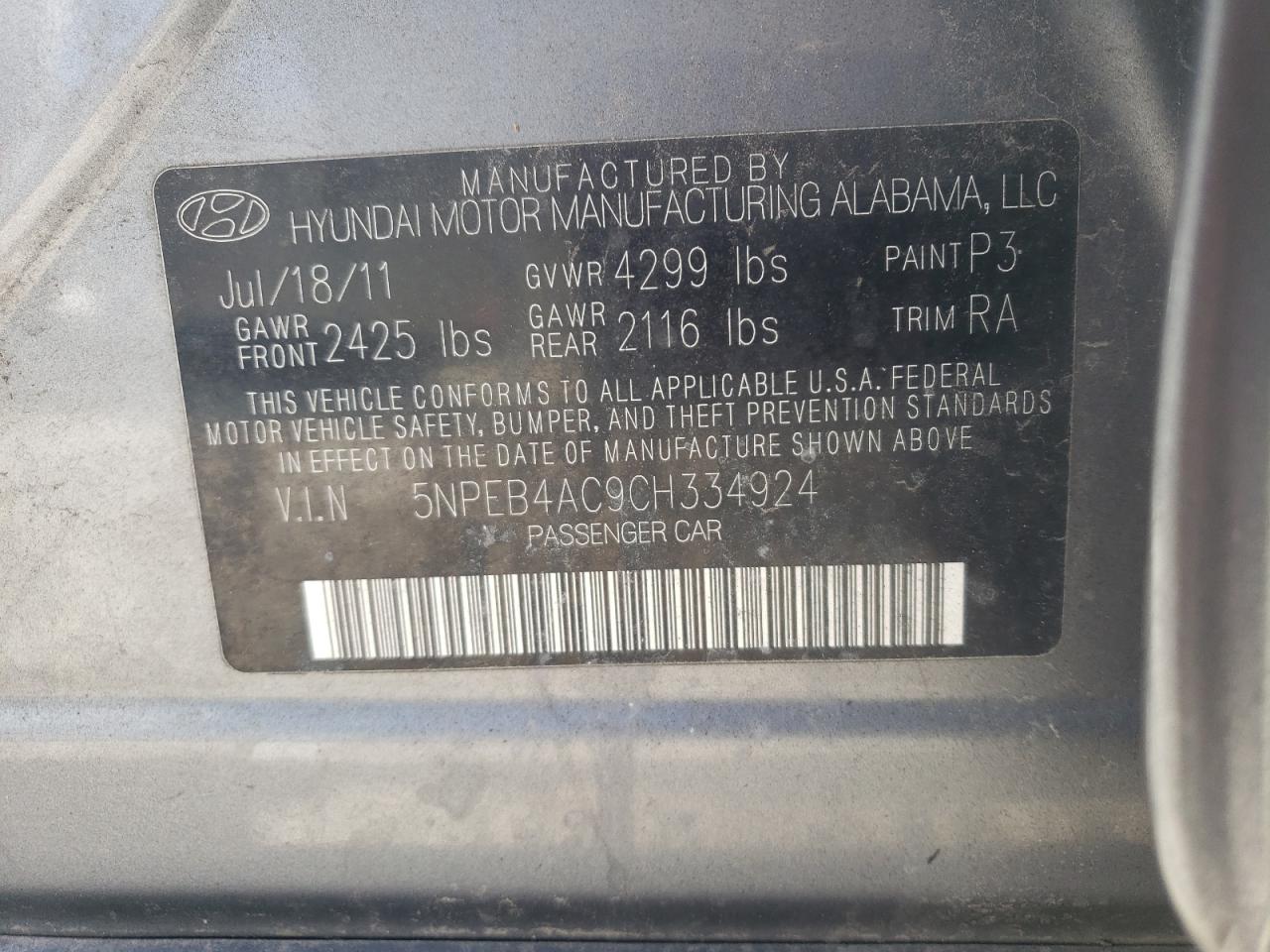 2012 Hyundai Sonata - Image 12