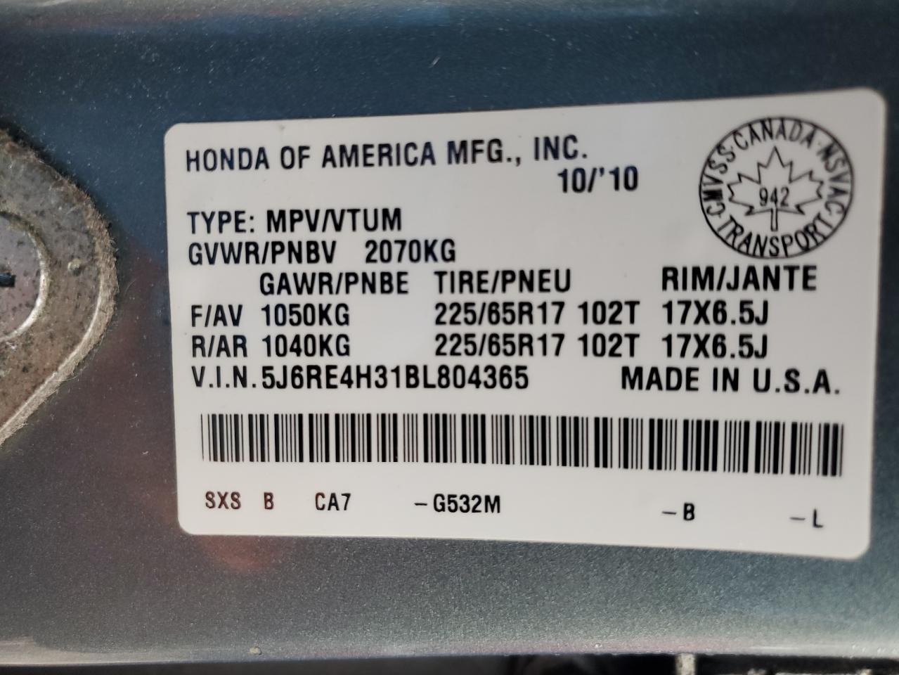 2011 Honda CR-V - Image 13