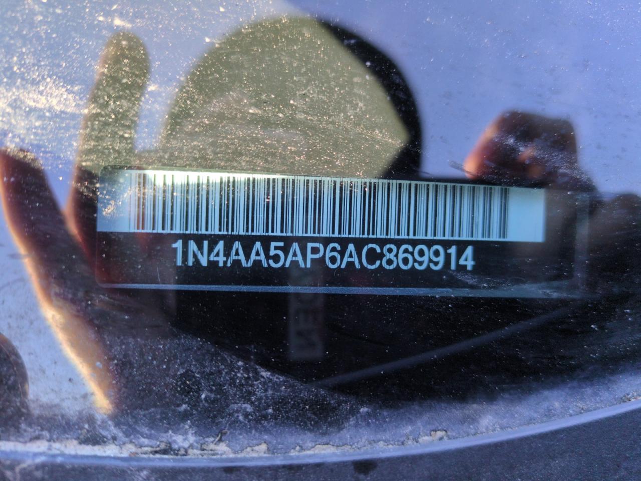 2010 Nissan Maxima S VIN: 1N4AA5A94AC869914 Lot: 50179505