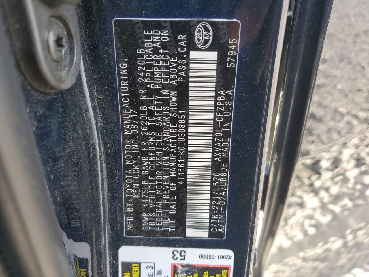 2018 Toyota Camry - Image 15