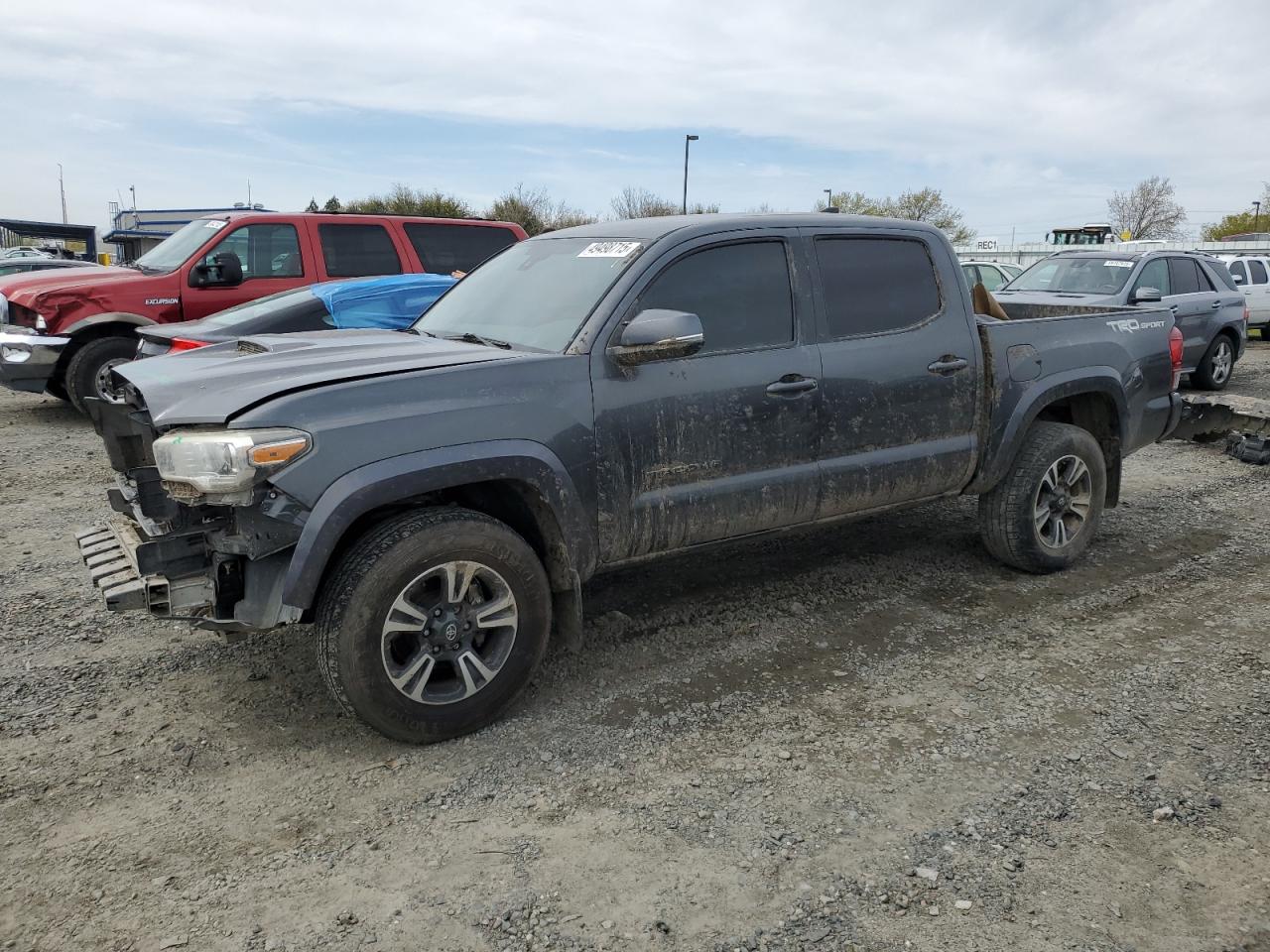 2019 Toyota Tacoma Double Cab للبيع في Sacramento، CA - Front End