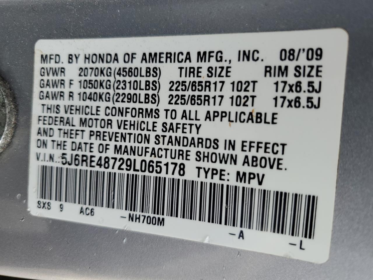 2009 Honda CR-V - Image 13