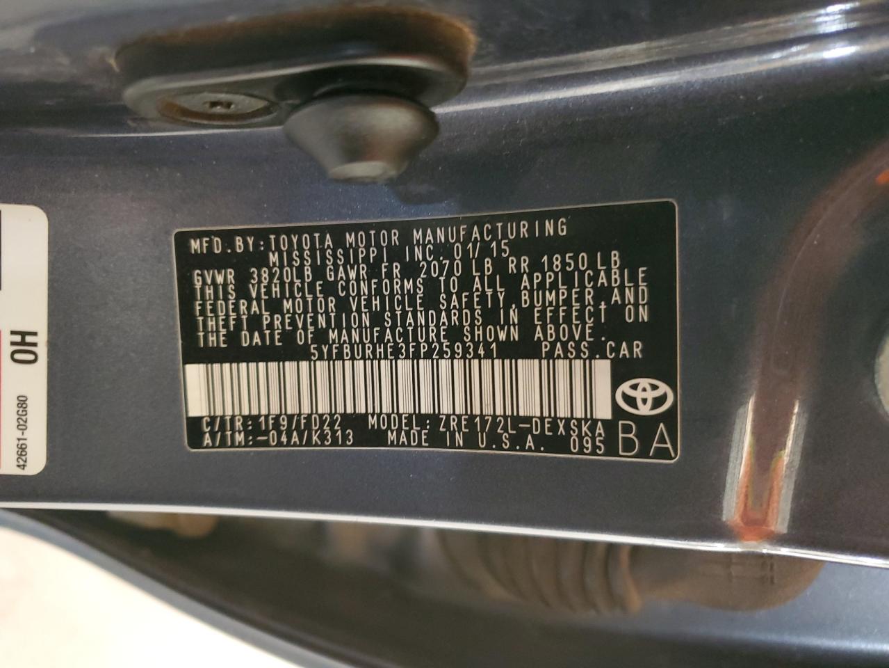 2015 Toyota Corolla - Image 14