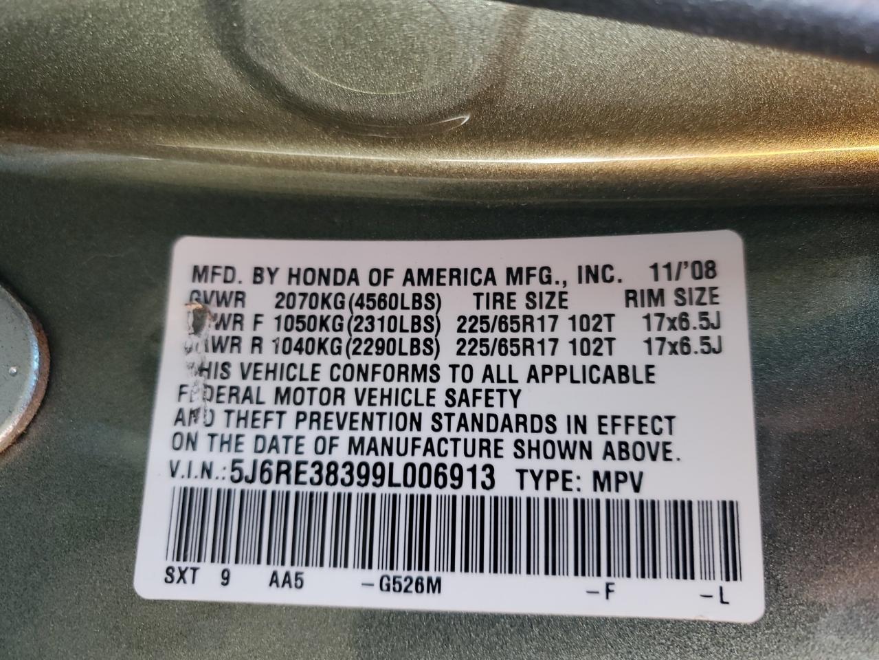 2009 Honda CR-V - Image 16