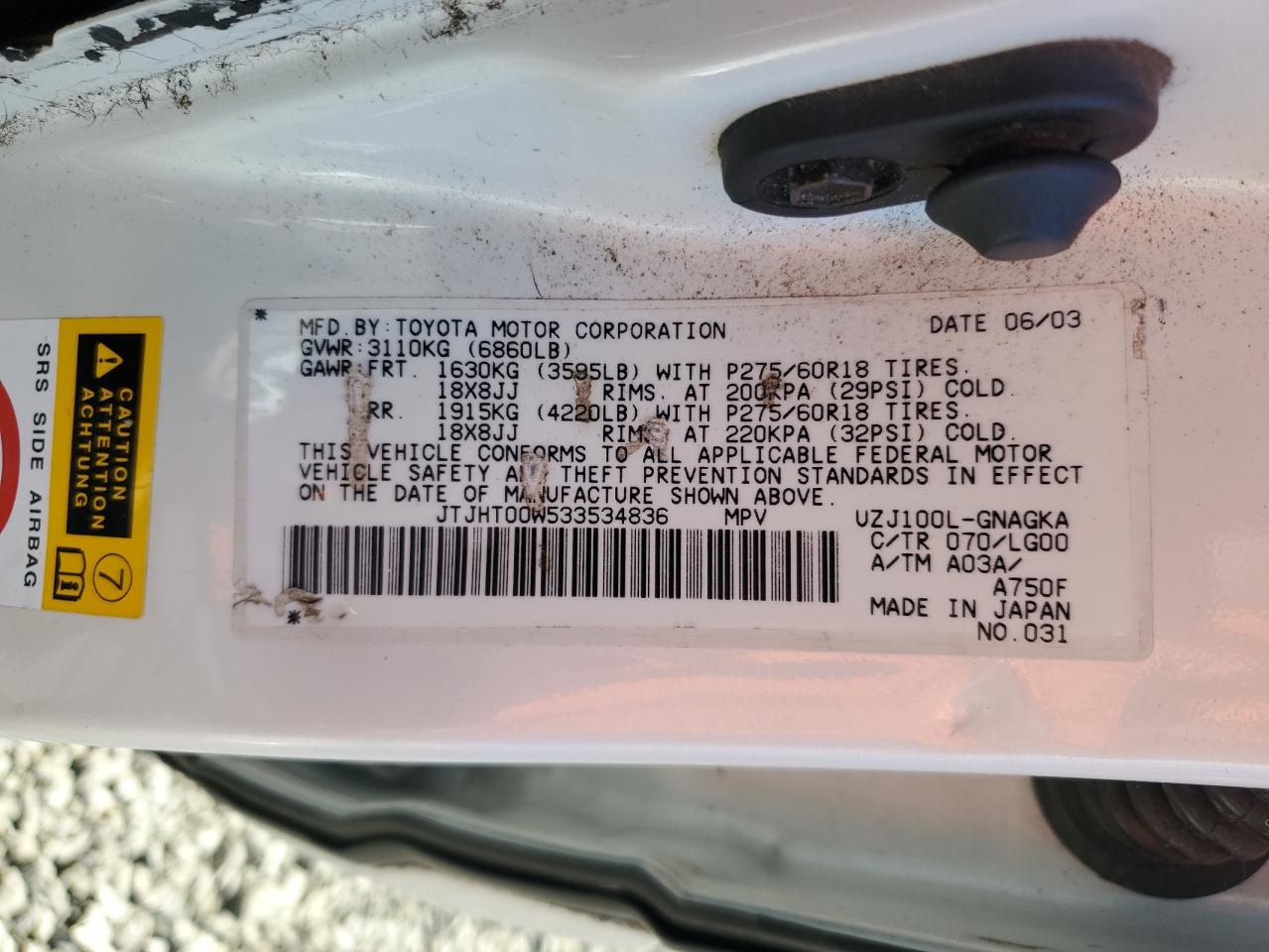 2003 Lexus LX - Image 13