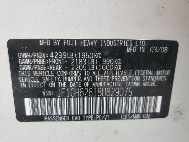 2008 SUBARU IMPREZA 2.5I