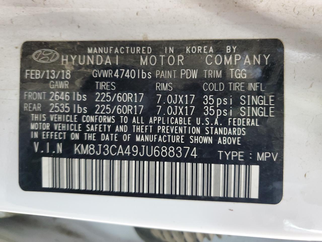2018 Hyundai Tucson - Image 13