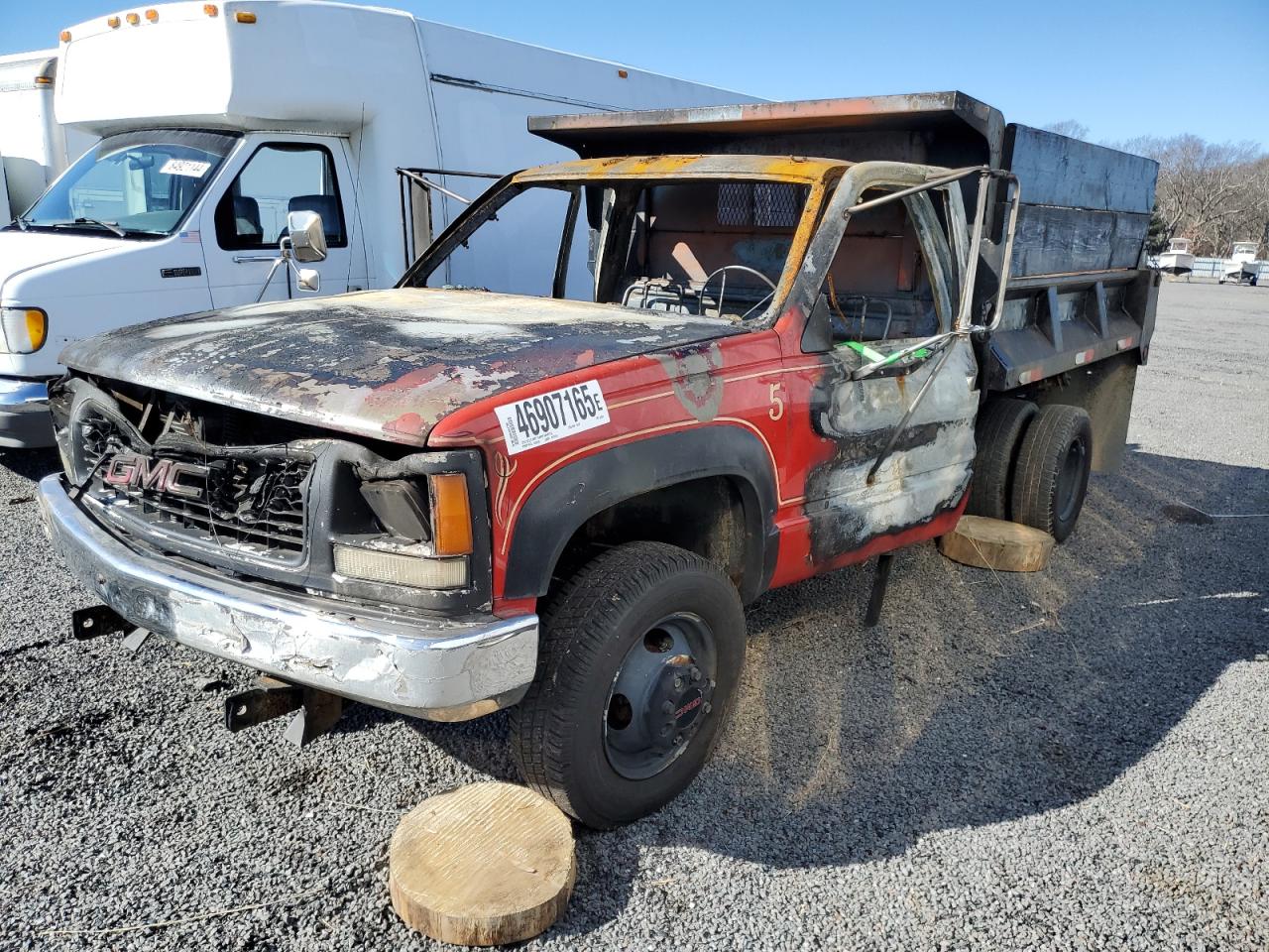 1996 Gmc Sierra K3500 en Venta en Assonet, MA - Burn