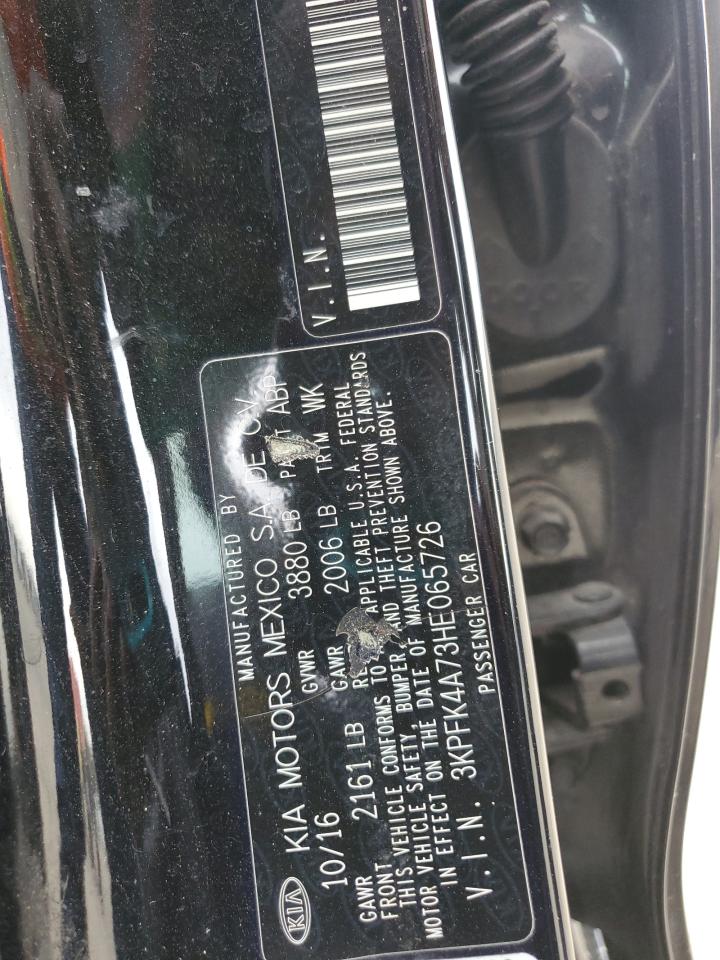 2017 Kia Forte Lx VIN: 3KPFK4A73HE065726 Lot: 49280995