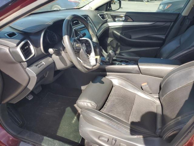 Sedans NISSAN MAXIMA 2017 Red