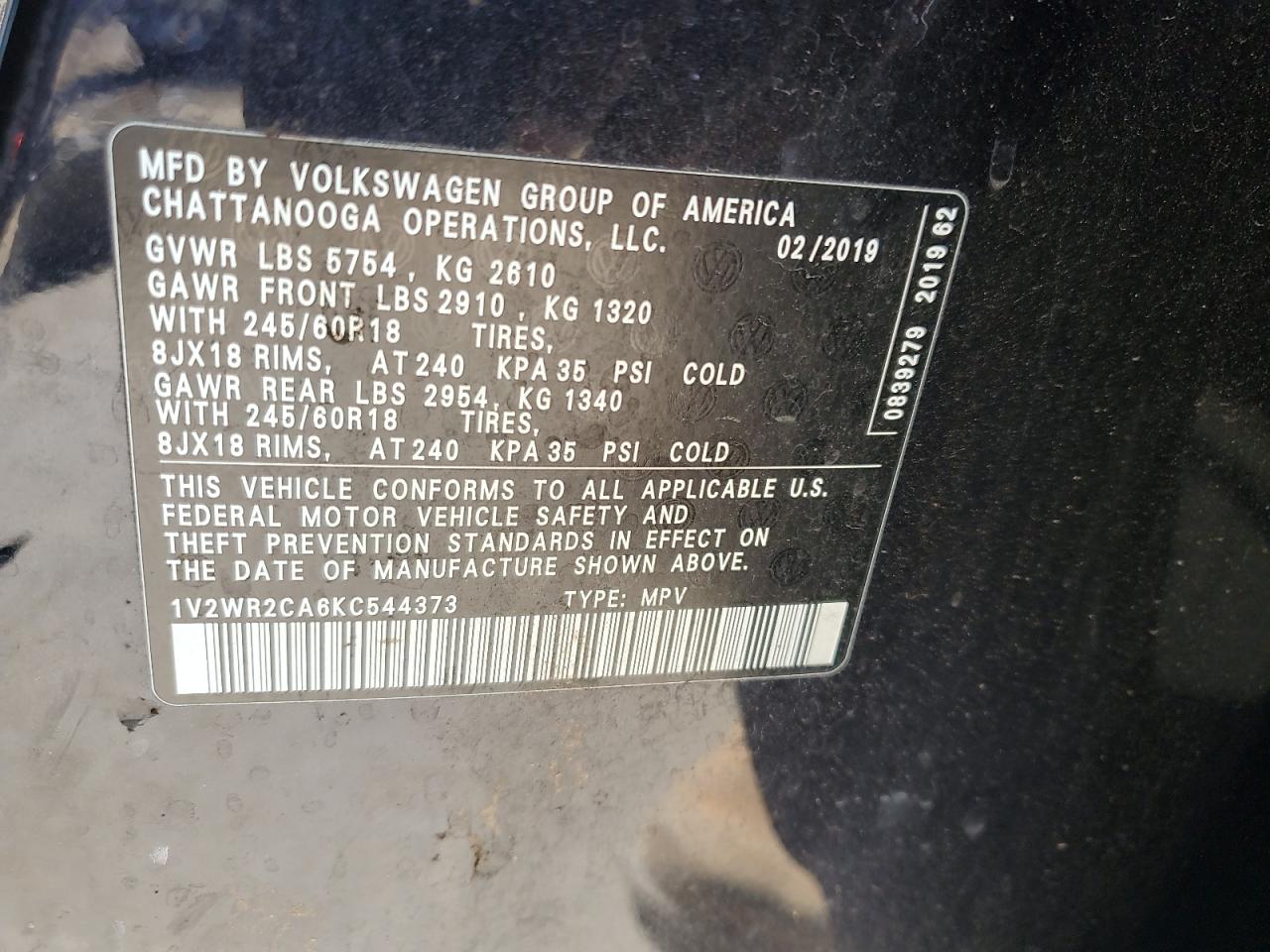 2019 Volkswagen Atlas - Image 14