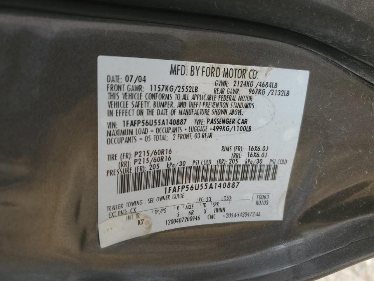2005 Ford Taurus - Image 12