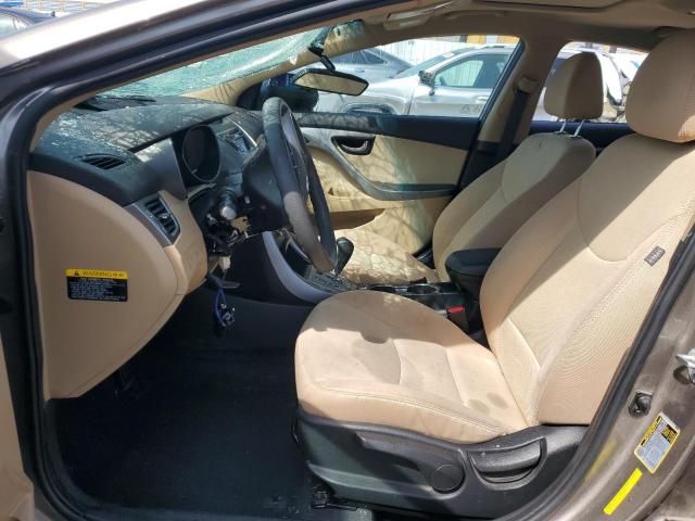  HYUNDAI ELANTRA 2013 Золотой