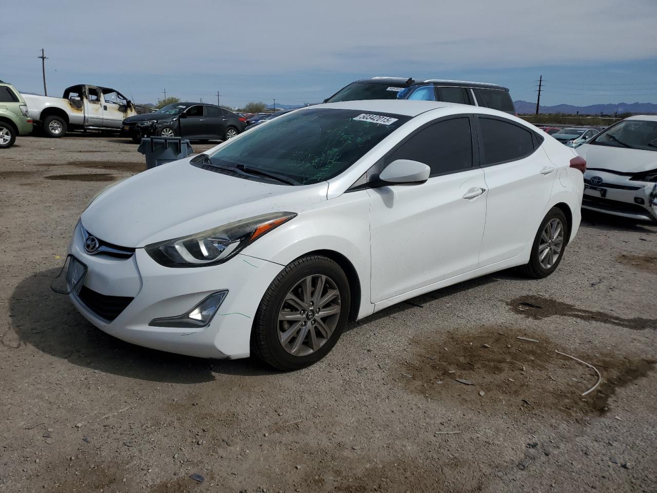 2014 Hyundai Elantra Se for Sale in Tucson, AZ - Vandalism