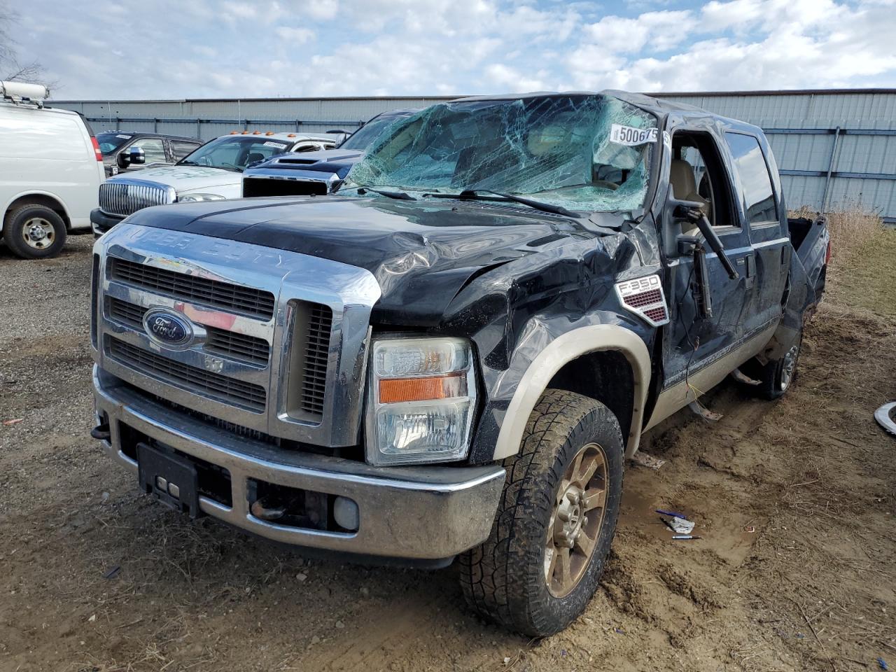 2008 Ford F350 Srw Super Duty de vânzare în Davison, MI - Rollover