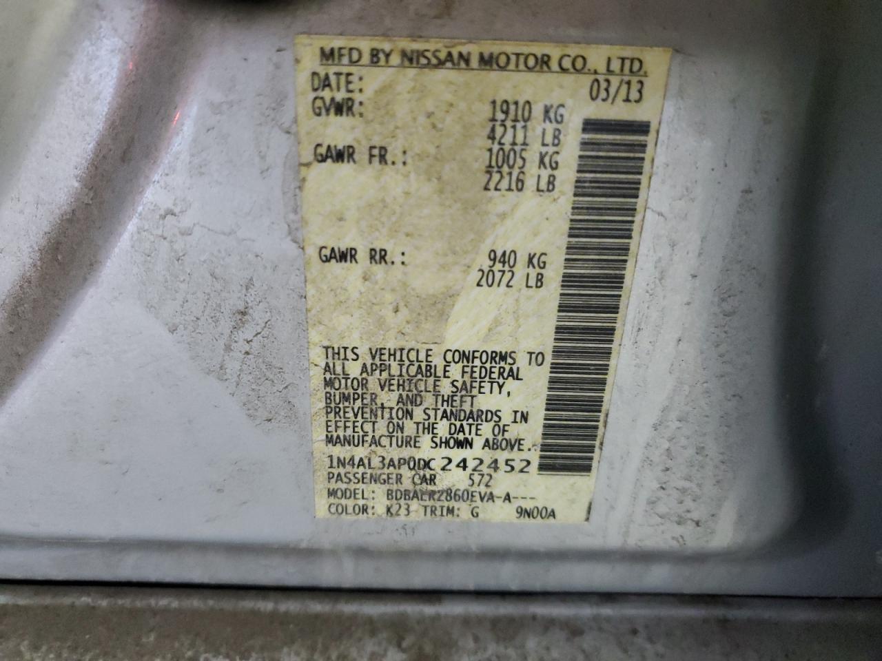 2013 Nissan Altima - Image 12