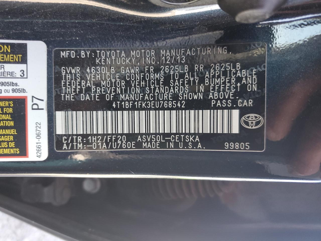 2014 Toyota Camry - Image 13