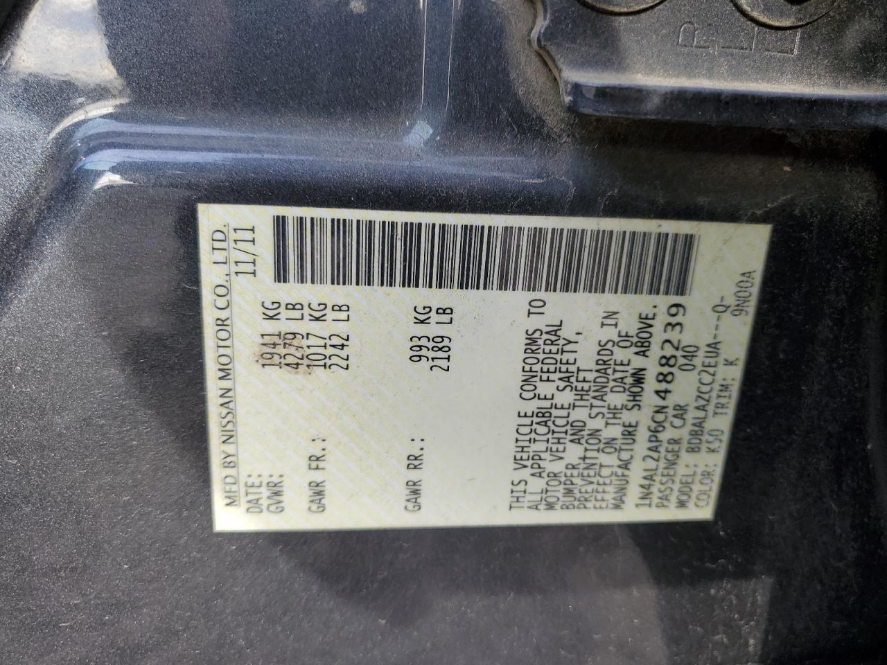 2012 Nissan Altima - Image 14
