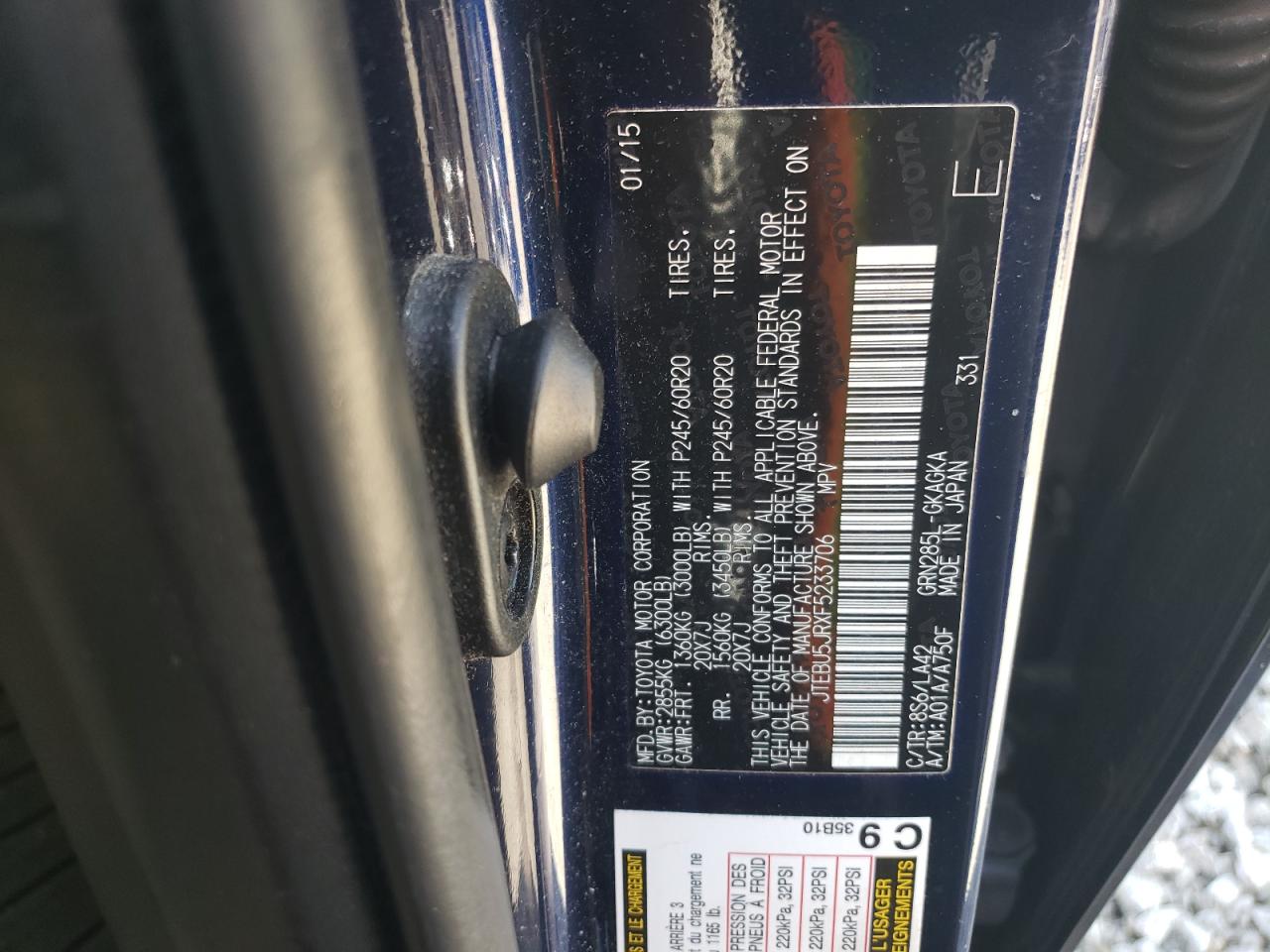 2015 Toyota 4Runner - Image 13
