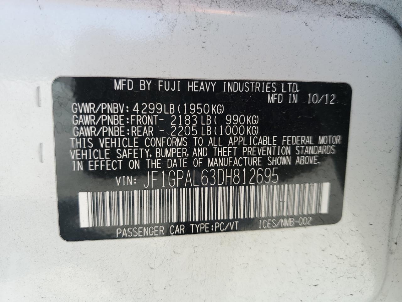 2013 Subaru Impreza - Image 15