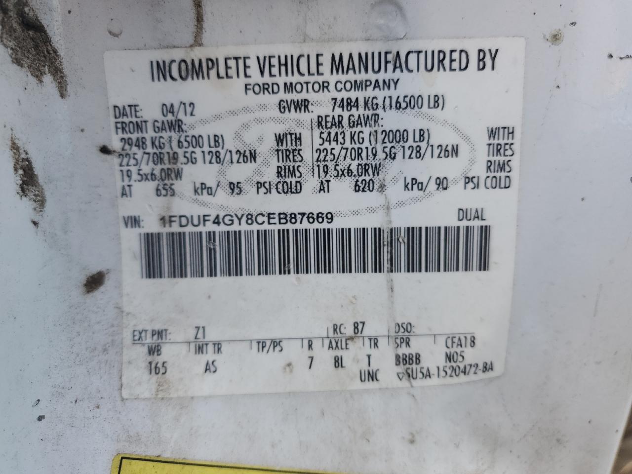 2012 Ford F450 - Image 10