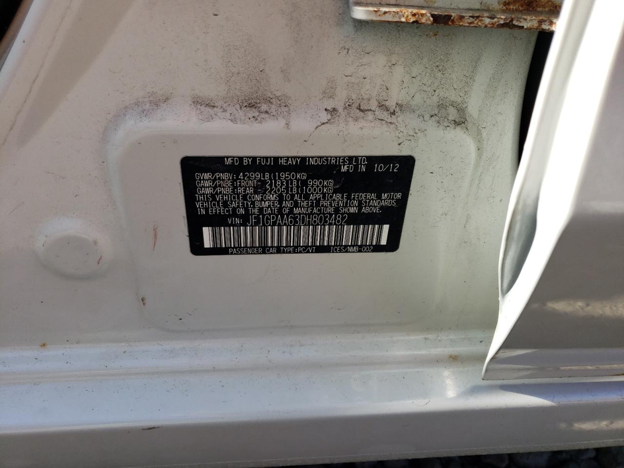 2013 Subaru Impreza - Image 12