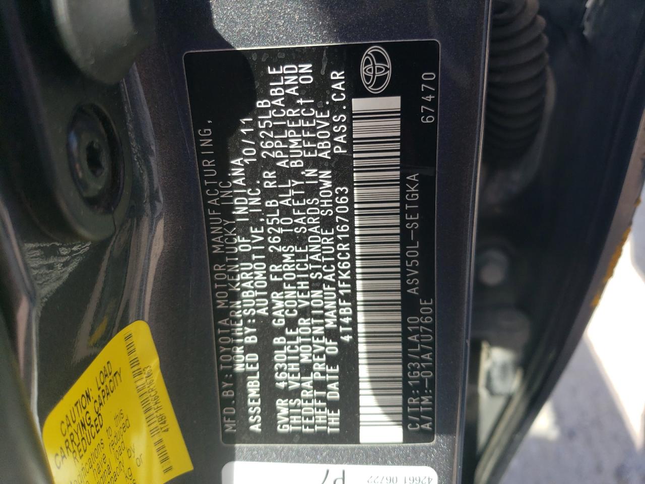 2012 Toyota Camry - Image 13