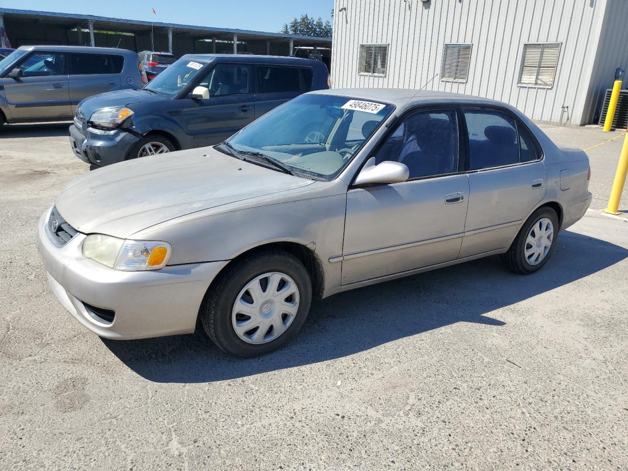 2002 Toyota Corolla Ce იყიდება Fresno-ში, CA - Burn - Engine