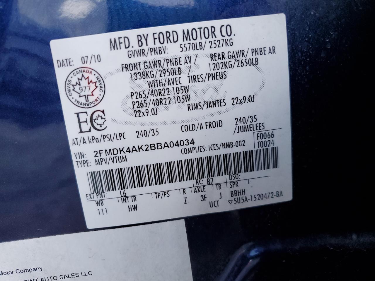 2011 Ford Edge - Image 13