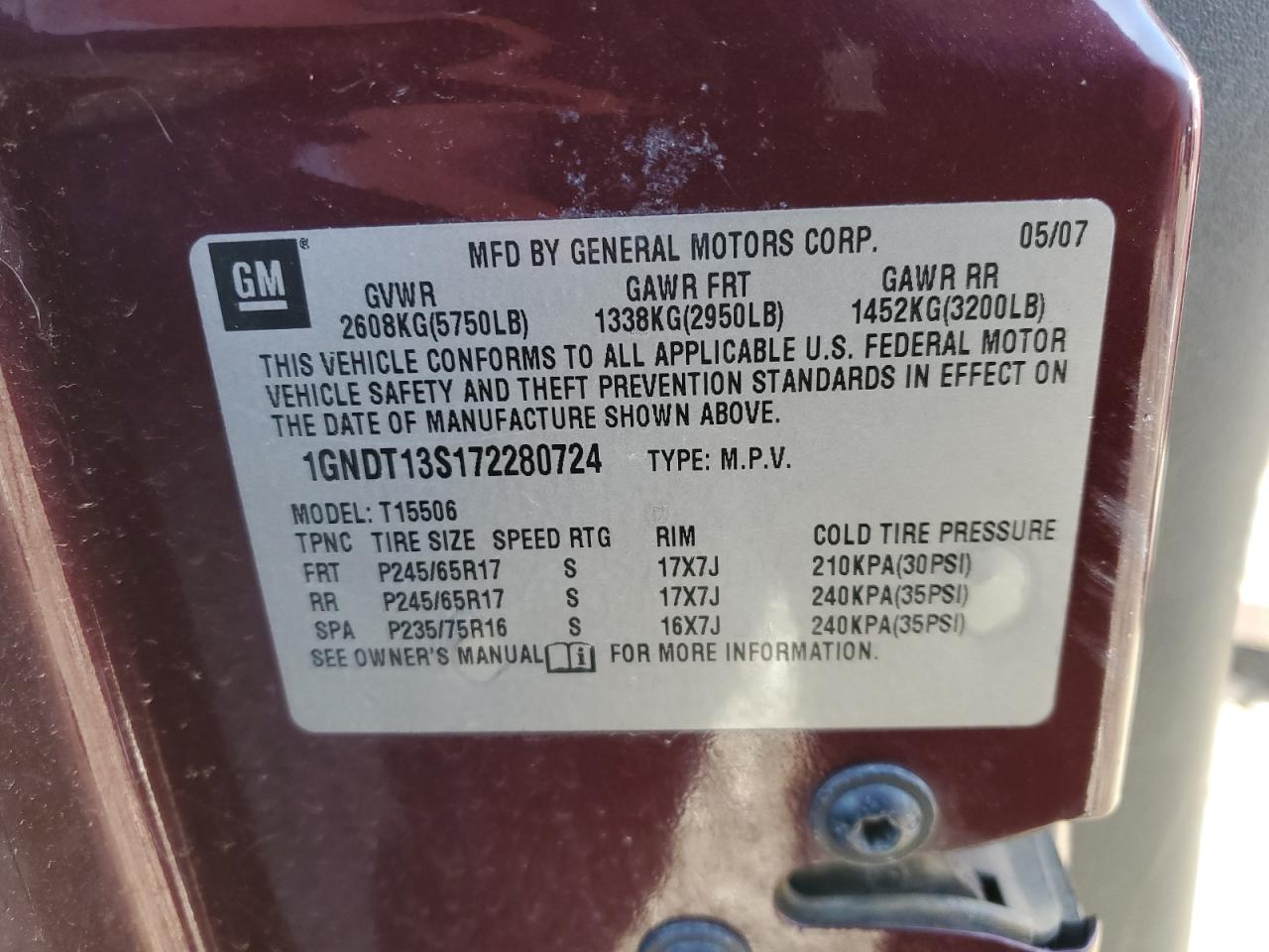 2007 Chevrolet TrailBlazer - Image 12