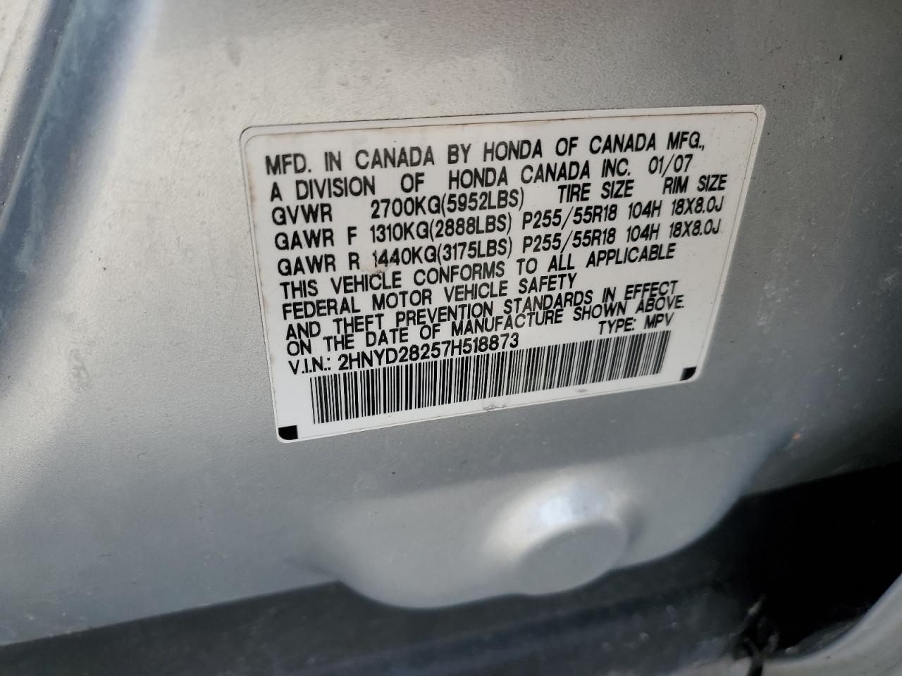 2007 Acura MDX - Image 12